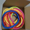 Lewtemi 30 Pcs Diving Rings Rainbow Pool Rings Bulk for Kids Swimming Pool Diving Toy Easy to Find & Grab Suitable for Kids & Adults, 6 Colors