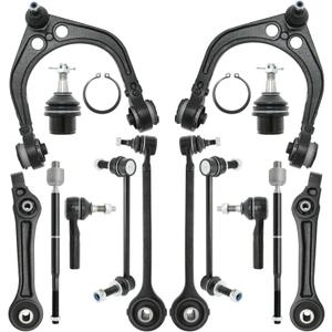14 pcs RWD Front Suspension Kit Control Arms Fit for Chrysler 300 2005-2010,Dodge Challenger 2008-2010, Charger 2006-2010, Magnum 2005-2008 K620177 K620178 K620258 K620257 K80823
