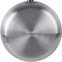 Professional Stainless Steel Frying Pan | Diameter 24 or 30 cm | Made of Aluminium and Steel Handle (30 cm)