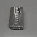 BESTTEN 3 Pack Horizontal Outdoor Outlet Cover for Duplex Receptacles, Weatherproof Design Auto-Closing Lid, Black, UL Listed, H4.65 x W2.87 x D0.71