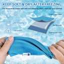 Cooling Neck Wraps with Reusable Gel Ice Pack, Soft Summer Neck Cooler for Golf, Tennis, Outdoor Activities 2 Packs