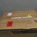 C Shaped End Table Set of 2, Small Side Table for Sofa and Bed, Couch Tables That Slide Under, Snack Side Table for Living Room, Bedroom, White Faux Marble and Gold