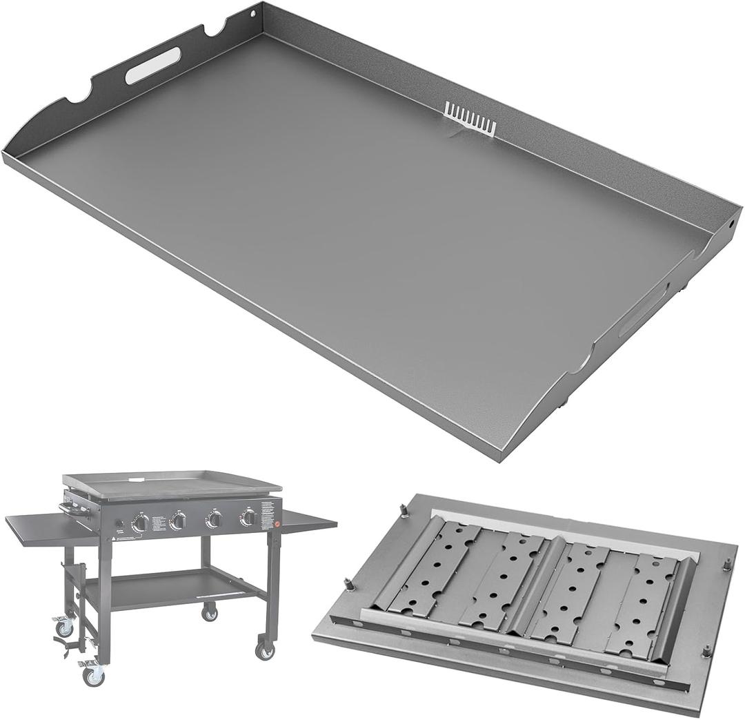 Upgrade Griddle Replacement Top for Blackstone 36 Inch | Flat Top Grill with Rear Grease System, Heavy Duty Steel, Flat Top Griddle Replacement for 1554 1818 1820 1825 2151