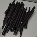 YOROXRG 24 Pack Black Taper Candles, 7-8 Hours Burn Time, Unscented, Smokeless and Dripless, 0.75 x 10 Inch Dinner Candle Set for Halloween, Household, Wedding, Party and Home Décor Candlesticks