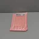 DR.YYDF Raised Keyboard Stickers for Long Nails with Letters, Universal Long Nail Keyboard Bubbles for Protecting Nail Art, Reusable Self-Adhesive Raised Key Stickers, 70Pcs (Pink)