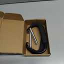 Stroller Hooks, 6.3" Large Stroller Clip, 2 Pack Stroller Hooks for Hanging Bags and Shopping, Stroller Accessories for Mommy, Large Carabiner