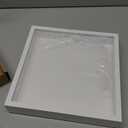 TouYinger 10x10 Shadow Box Frame Display Case with Letter Stickers, 3D Picture Frame, Display Case Box for Memorabilia, Baby Items, Wedding Memories, Crafts, Tickets and Photos (White, 10x10)