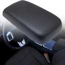 NLQR Center Console Armrest Lid Leather Cover & Plastic Compatible with Dodge Charger Chrysler 300 2011 2012 2013 2014 2015 2016 2017 Black 1VT06DX9AH 1VT06DX9AG 1VT06DX9AF 1VT06DX9AE Black
