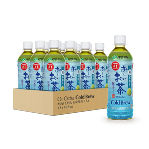 Cold Brew Match Green Tea - Unsweetened Pack of 11, Best By 04/05/25 