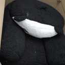 Delta Children Panda Cozee Buddy Chair, Black/White