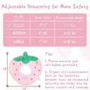 ANWA Adjustable Cat Cone Collar Soft, Cute Cat Donut Collar After Surgery, Kitten Recovery Cones to Stop Licking (Pink, S)