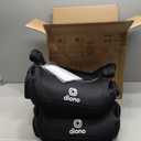 Diono Solana, No Latch, Pack of 2 Backless Booster Car Seats, Lightweight, Machine Washable Covers, Cup Holders, Black