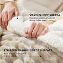 Bedsure Sherpa Blanket King Size for Bed - Super Soft, Cozy Fleece Thick Warm Blanket for Winter, GentleSoft Home Room Decor, Beige, 108x90 Inches