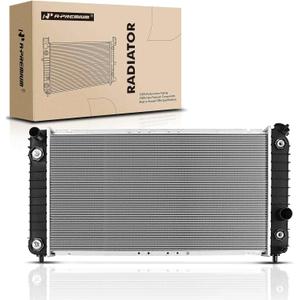 A-Premium Engine Coolant Radiator Assembly with Transmission & Engine Oil Cooler Compatible with Chevy Blazer, S10 & GMC Jimmy, Sonoma & Isuzu Hombre & Oldsmobile Bravada 4.3L, Automatic Transmission