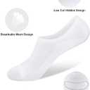 SIXDAYSOX No Show Socks for Men 6/7pack Cotton Thin Low Cut Non Slip for Loafer Flats Sneakers 5-8/9-11/12-15