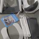 Potty Training Seat, SKYROKU Upgrade Toddler Toilet Seat for Kids, 2in1 Potty Training Toilet, Guard Anti-Slip Pad Step Stool,New Sector-Shape Stabilized Base and Heavier More Reliable (8899 Grey)