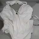 Aqua Eve Plus Size Swimsuits One Piece Bathing Suit for Women Tummy Control Sexy Halter Swimwear White, 16W