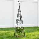 GOOOXIM 48" Obelisk Trellis for Climbing Plants - Metal Garden Support