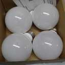 Brtstiun G25 LED Light Bulb, Round Vanity Light Bulbs for Bathroom, 40W LED Equivalent, Daylight White 5000K, Globe Light Bulbs E26 Base, 600LM, Non-Dimmable, 4-Pack