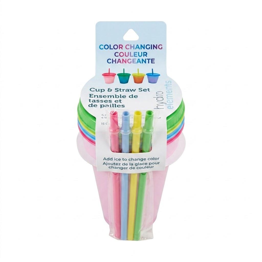 Hydro Elements Color Changing Cup & Straw Set 