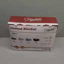 Homemate Electric Heated Blanket Full Size - 72"x84" Heated Bed Blanket Throw with 10 Heating Levels 8 Hours Auto Off Fast Heating Over-Heat Protection-Ultra Soft Flannel ETL Certified, Grey