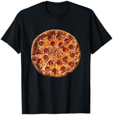 Funny Pizza Graphic T-Shirt, Black, XL
