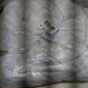 Faux Rabbit Fur Throw for Couch - Light Blue Bubble Blanket 50"x60"