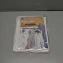 YIBER Hazmat Suit Disposable Coverall | Heavy Duty Full Body Paint Coverall & Suit in 7 Sizes - Large, White, 1