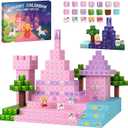 Magnetic Blocks Advent Calendar 2025 for Girls, 24 Days of Christmas Countdown with Princess Unicorn and Castle Building Kit, Xmas Gift Stocking Stuffers for Kids