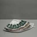 AVOIN colorlife Merry Christmas Christmas Tree Skirt 36 Inch, Snowflake Winter Holiday Tree Mat Decoration