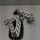 Clip and Go strap for phone with Leather Wallet crossbody phone lanyard Detachable wrist wallet with RFID ID window (Black Pattern)