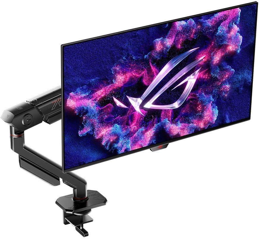 ASUS ROG Swift 27 (26.5 viewable) 1440P OLED DSC Gaming Monitor (PG27AQDM-R) - QHD (2560x1440) 240Hz, 0.03ms, G-SYNC Compatible, 99% DCI-P3, True 10-bit, Monitor Arm Included, 