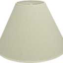 Aspen Creative 32023A Transitional Hardback Empire Shaped Spider Construction Lamp Shade in Beige, 18" wide (7" x 18" x 12 1/2")