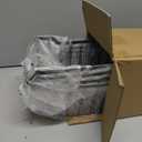 Freezer Organizer Bins, 4 Pack Stackable Chest Freezer Organizer for 5-7 Cu.FT Deep Freezer Sort Frozen Meats and Food, Freezer Storage Baskets with Handles Easy Reach from Bottom, Black