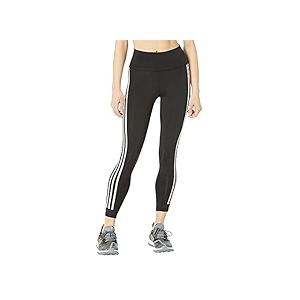adidas Women's Optime Training Icons 3-Stripes 7/8 Tights, size M