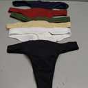 SHARICCA Seamless Thongs for Women Sexy Breathable No Show Thong Underwear Women Multiple Pack (XL)