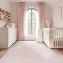 BILEEHOME Large Area Rug for Bedroom,Washable Abstract Boho Rugs for Living Room 9x12,Pink