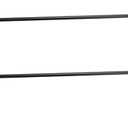 Barn Door Lock Gate Latch 14-inch Sliding Door Lock Eye Hook Latch Long Cabin Privacy Hooks Latch -2pcs