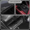 Lypumso PET Forged Carbon Fiber Vinyl Wrap, Glossy Car Vinyl Film for Automotive with Air Release Technology for Vehicle Decal DIY Interior Exterior Decoration (3D Black Forged, 1ft x 5ft)