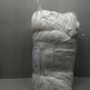 Andency White Oversized Super King Plus Comforter Set 128x120, Extra Large King Size Comforter Oversize Boho Soft Warm Bedding Comforter Sets, 3 Pieces Aesthetic Chevron Textured Bedding