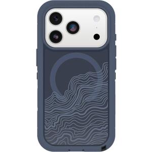 OtterBox iPhone 17 Pro Defender Series Pro XT Clear Case - Offgrid - Blue - Tough, Rugged & Durable iPhone Case, Snaps on MagSafe