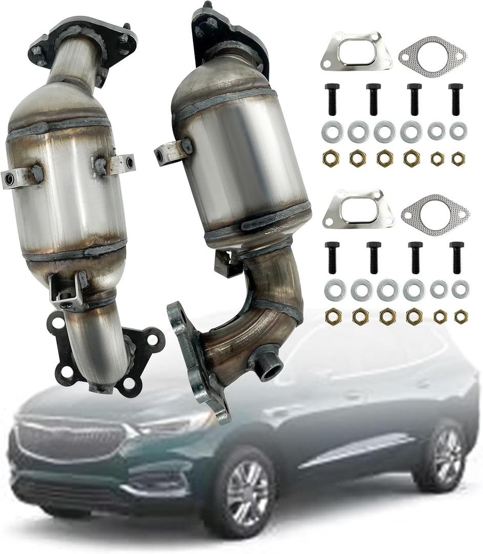 Rear Front Catalytic Converters Fit for Chevy Traverse For Buick Enclave V6 3.6L 2018 2019 2020 2021 674-068 674-067