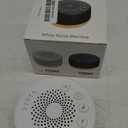 Sound Machine Easysleep White Noise Machine with 25 Soothing Sounds and Night Lights with Memory Function 32 Levels of Volume and 5 Sleep Timer Powered by AC or USB for Sleeping Relaxation (White)