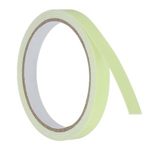 2 Pack PATIKIL 0.5 inch x 16.5 feet Glow in The Dark Tape, 1 Roll Fluorescent Adhesive Tape Luminous Reflective Tape Black Light Glow Tape for Party, Yellow (Beige)