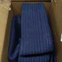 Small Storage Baskets for Organizing | Closet Organizer Bins | Shelf Toy Basket | Woven Rope Baskets | Cube Decorative Box | Shallow Basket | 11.5x7.5x4.7 | 3 Packs Navy Blue