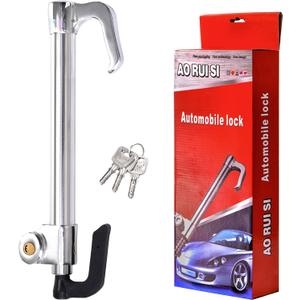 Elsjoy Steering Wheel to Brake Lock with Keys, Anti-Theft Car Locking Device Universal Vehicle Security Lock for Truck, SUV, Van
