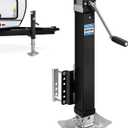 Kohree 8000 lbs Trailer Jack Heavy Duty, Bolt on Trailer Jack for Yacht, Boat, Horse, Utility Trailers, Adjustable RV Tongue Jack with Drop Leg & Ergonomic Handle