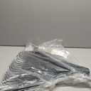 ORIENTOOLS Garden, Adjustable Lightweight Steel Poly Shrub Rake, Plastic Head, 22 Tines, 42 to 60 inches (Black Handle)