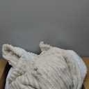 Bedsure GentleSoft Heated Blanket Throw - Soft Ribbed Flannel Electric Blanket, Heating with 4 Time Settings, 6 Heat Settings, and 3 hrs Timer Auto Shut Off, Gifts for Grandma (50x60 inches, Cream)