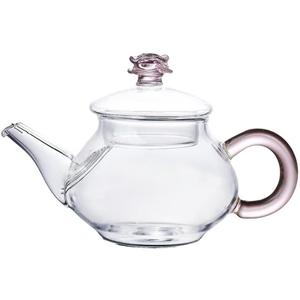 Mini Tea Pot, Glass Teapot Small Tea Kettle for One person use,100ml